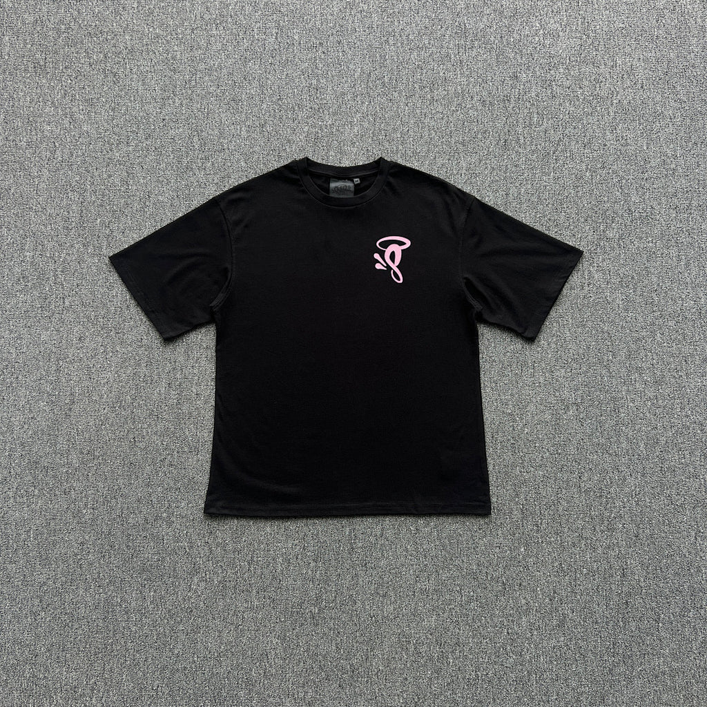 HALO Tee Black Pink