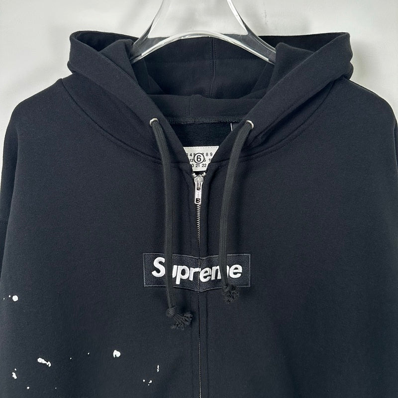 Supreme Paint Splatter Zip Hoodie