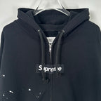 Supreme Paint Splatter Zip Hoodie