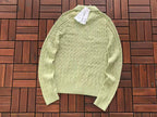 Lacoste Women's Pastel Cable-Knit Button Cardigan