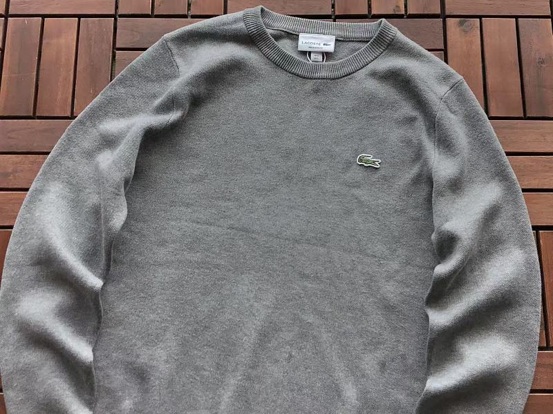 Lacoste Four-Color Crewneck Sweater