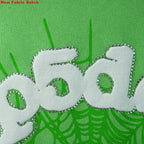 Sp5Der Web Hoodie Slime Green