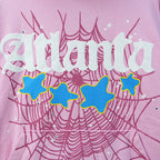 Sp5der Atlanta Hoodie Pink
