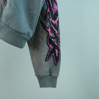 Hellstar Future Flame Hoodie Grey