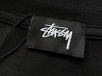 Black Flower Graphic Stussy T-Shirt