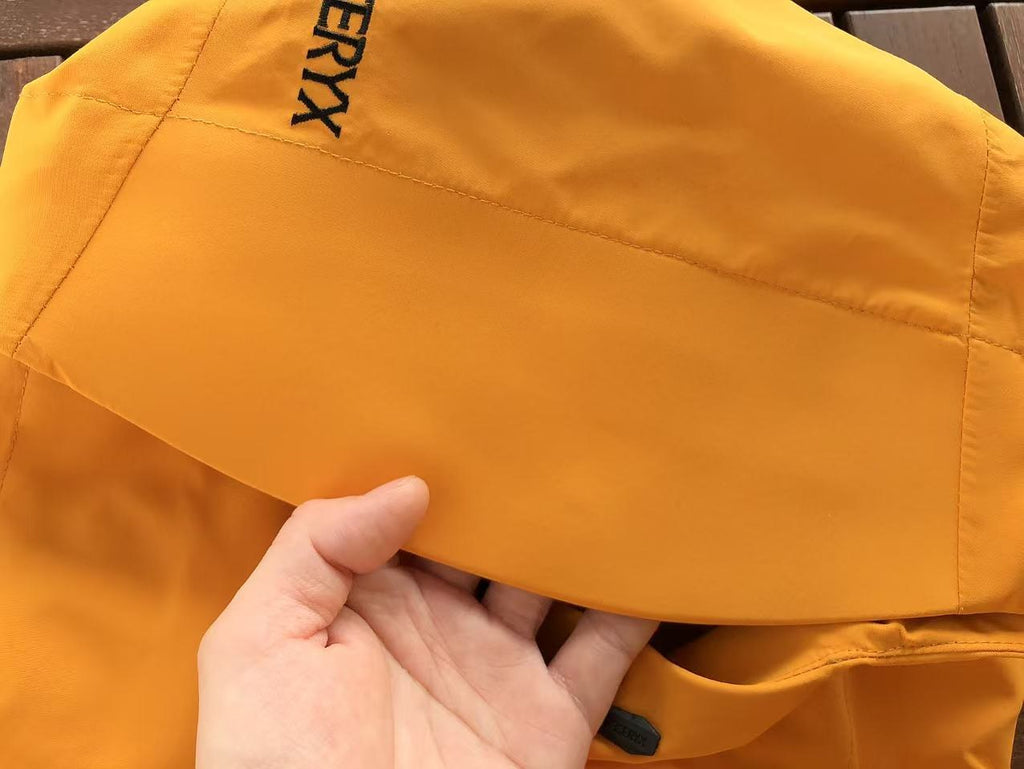 Arc'teryx Yellow Hooded Jacket