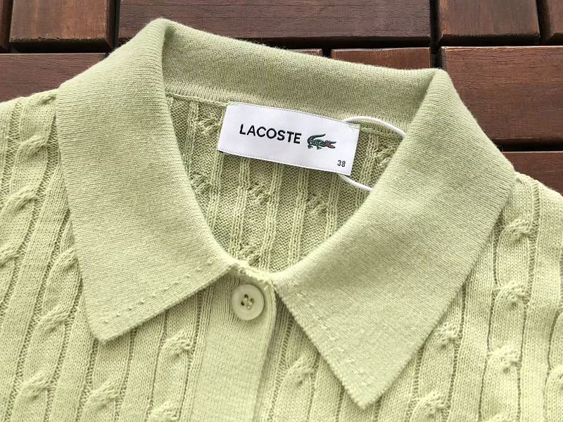 Lacoste Women's Pastel Cable-Knit Button Cardigan
