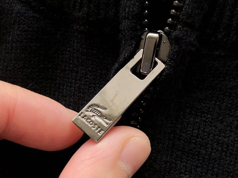 Lacoste Five-Color Quarter-Zip Sweater