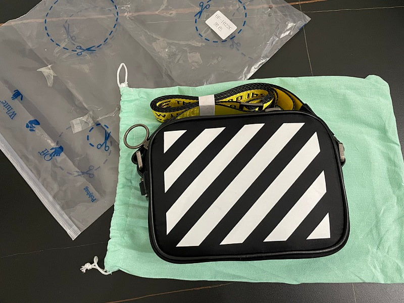 Off-White Crossbody Bag - Black/Yellow