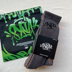 Graffiti Logo Crew Socks Twin Pack