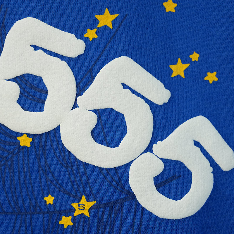 Sp5Der Tc5 555 Hoodie Blue