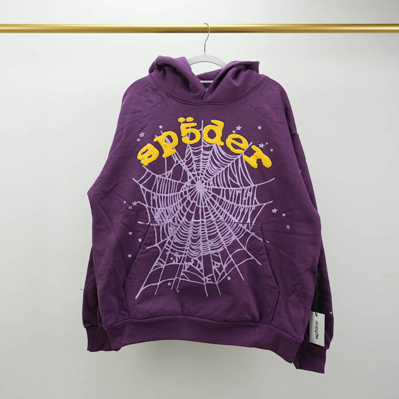 Sp5Der Star Og Web V2 Hoodie Purple
