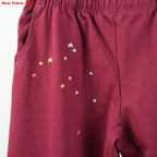 Sp5Der Logo Sweatpant Maroon