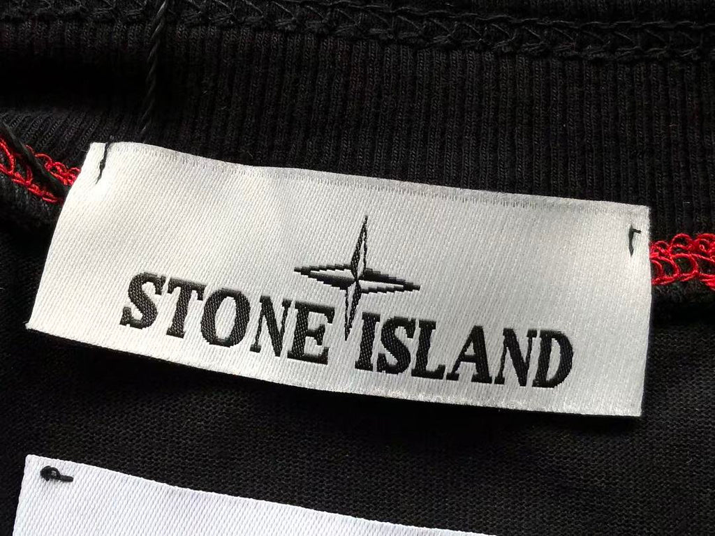 Black Red Compass Graphic Stone Island T-Shirt