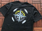 Navy Yellow Compass Graphic Stone Island T-Shirt