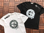 White Black Compass Graphic Stone Island T-Shirt
