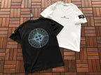 Stone Island Blue Compass Graphic T-Shirt
