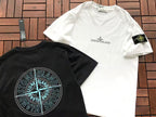 Stone Island Blue Compass Graphic T-Shirt