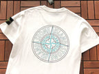 Stone Island Blue Compass Graphic T-Shirt
