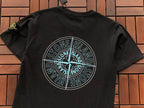 Stone Island Blue Compass Graphic T-Shirt