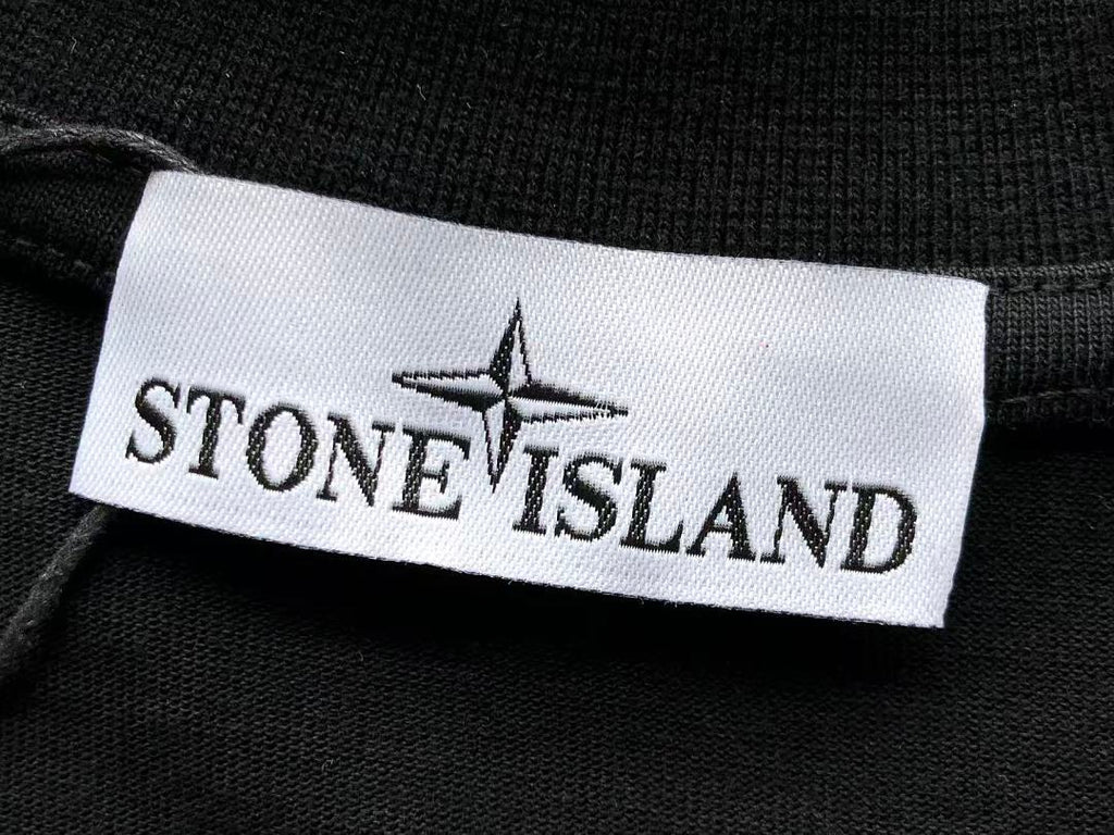 White Black Badge Stone Island T-Shirt
