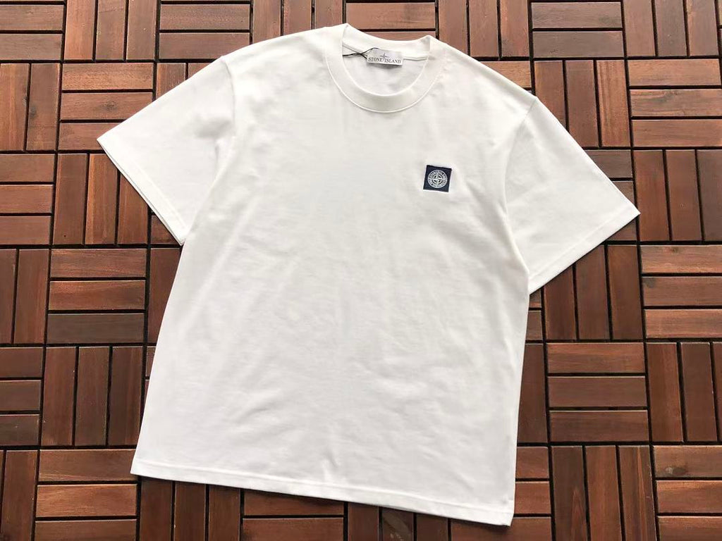 White Black Badge Stone Island T-Shirt