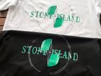 Green Globe Graphic Stone Island T-Shirt