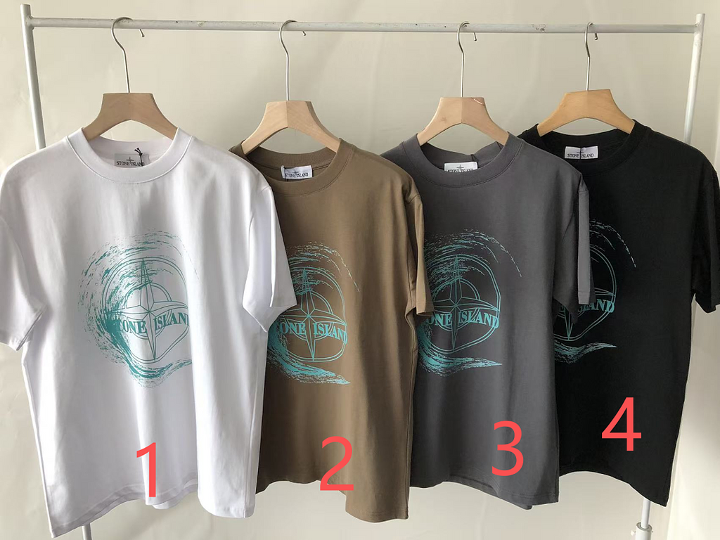 Stone Island Turquoise Graphic T-Shirt