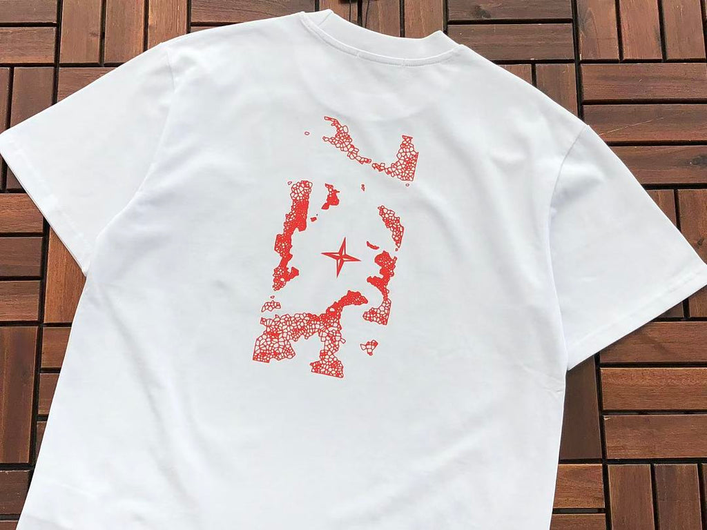 Black Pink Graphic Stone Island T-Shirt