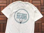 White Blue Circle Logo Stone Island T-Shirt