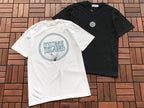White Blue Circle Logo Stone Island T-Shirt