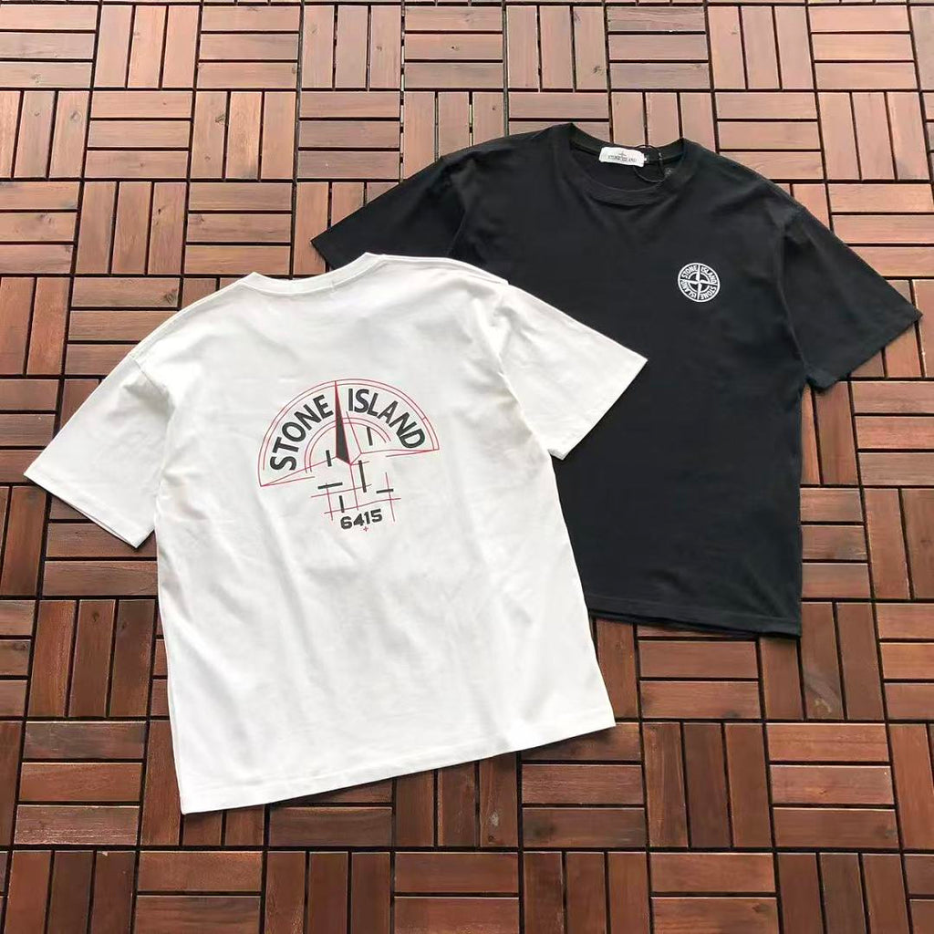 White Red Back Graphic Stone Island T-Shirt