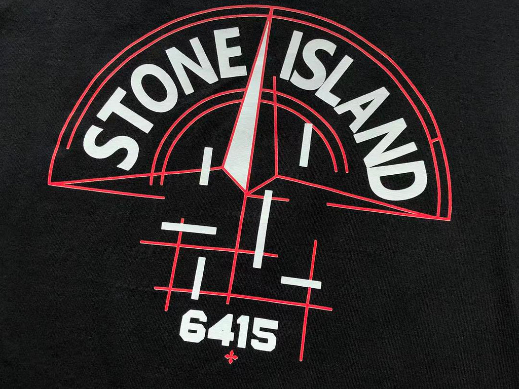 White Red Back Graphic Stone Island T-Shirt