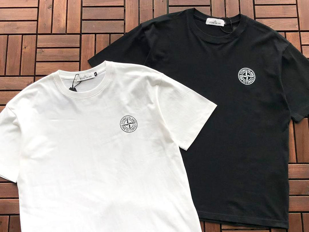White Red Back Graphic Stone Island T-Shirt