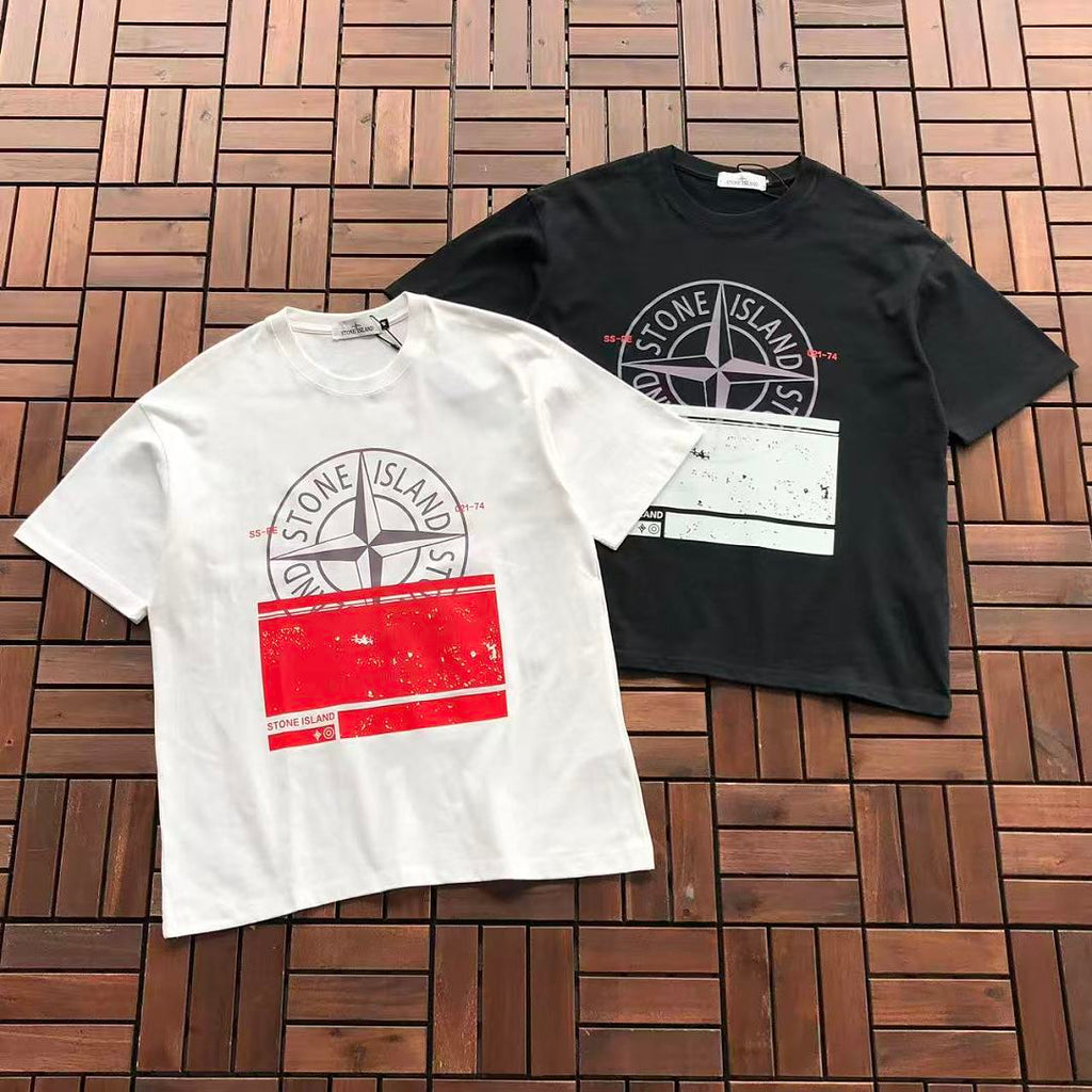 Stone Island Text Graphic T-Shirt