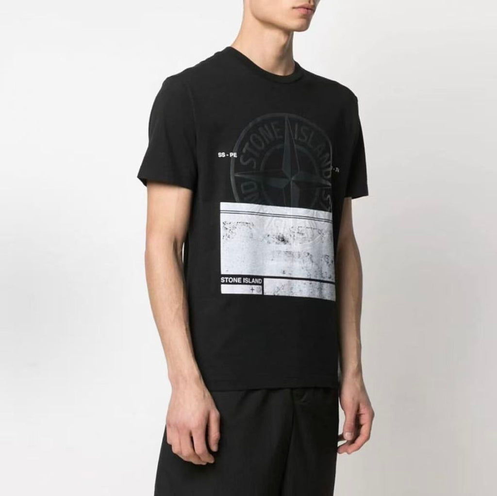 Stone Island Text Graphic T-Shirt
