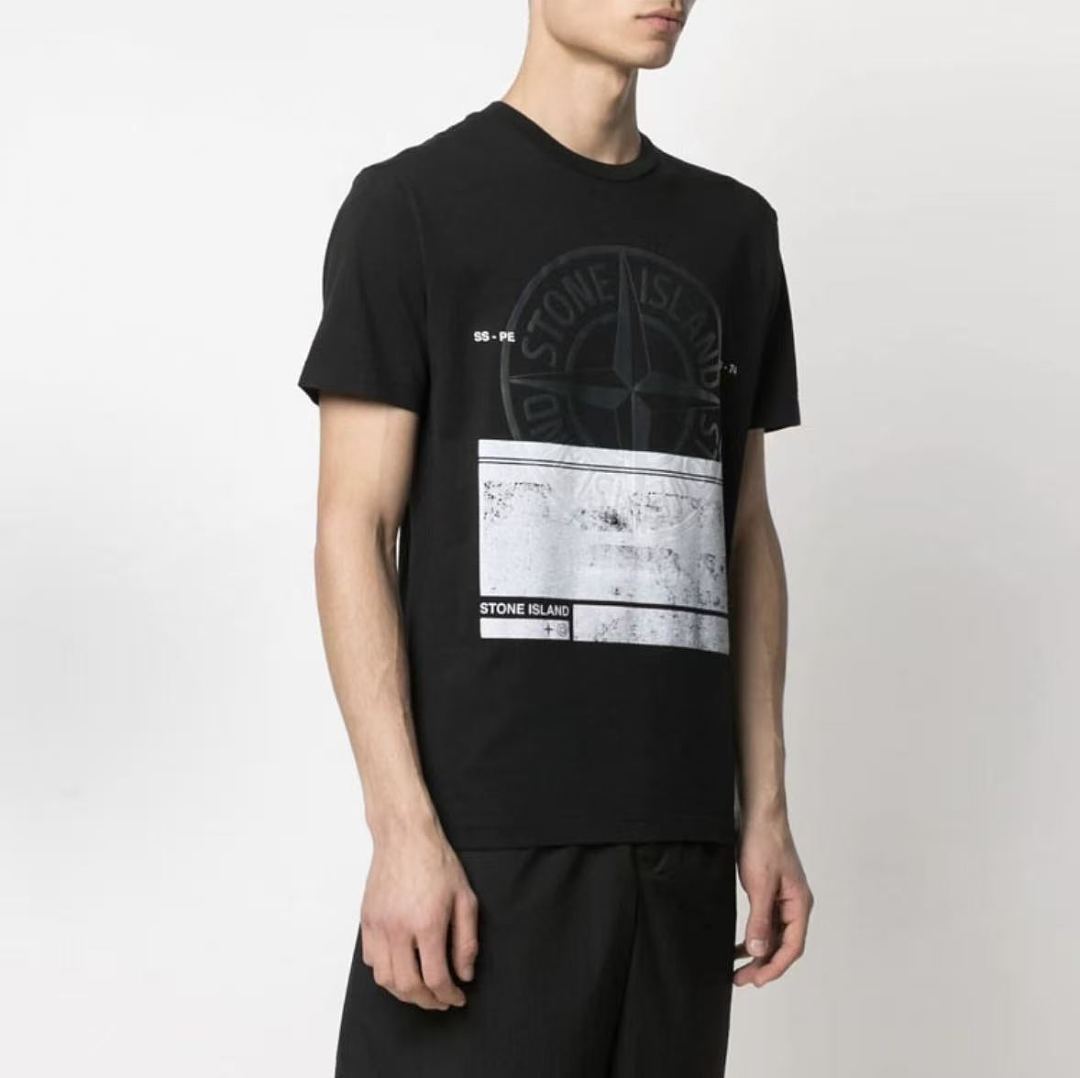 Stone Island Text Graphic T-Shirt