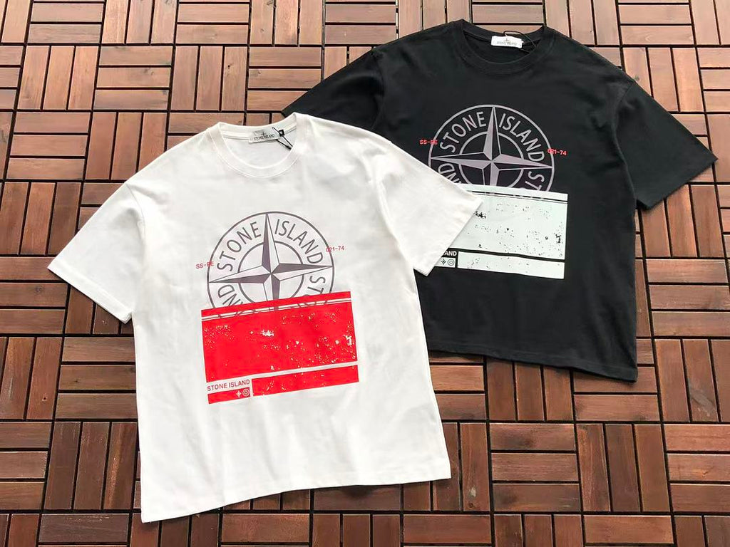 Stone Island Text Graphic T-Shirt