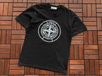 Black Stone Island Graphic T-Shirt