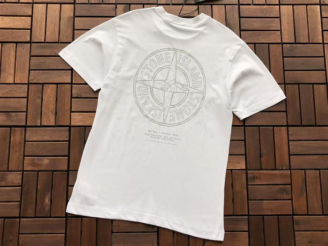 Stone Island Text Graphic T-Shirt