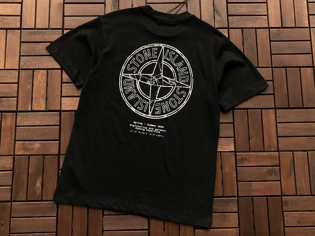 Stone Island Text Graphic T-Shirt