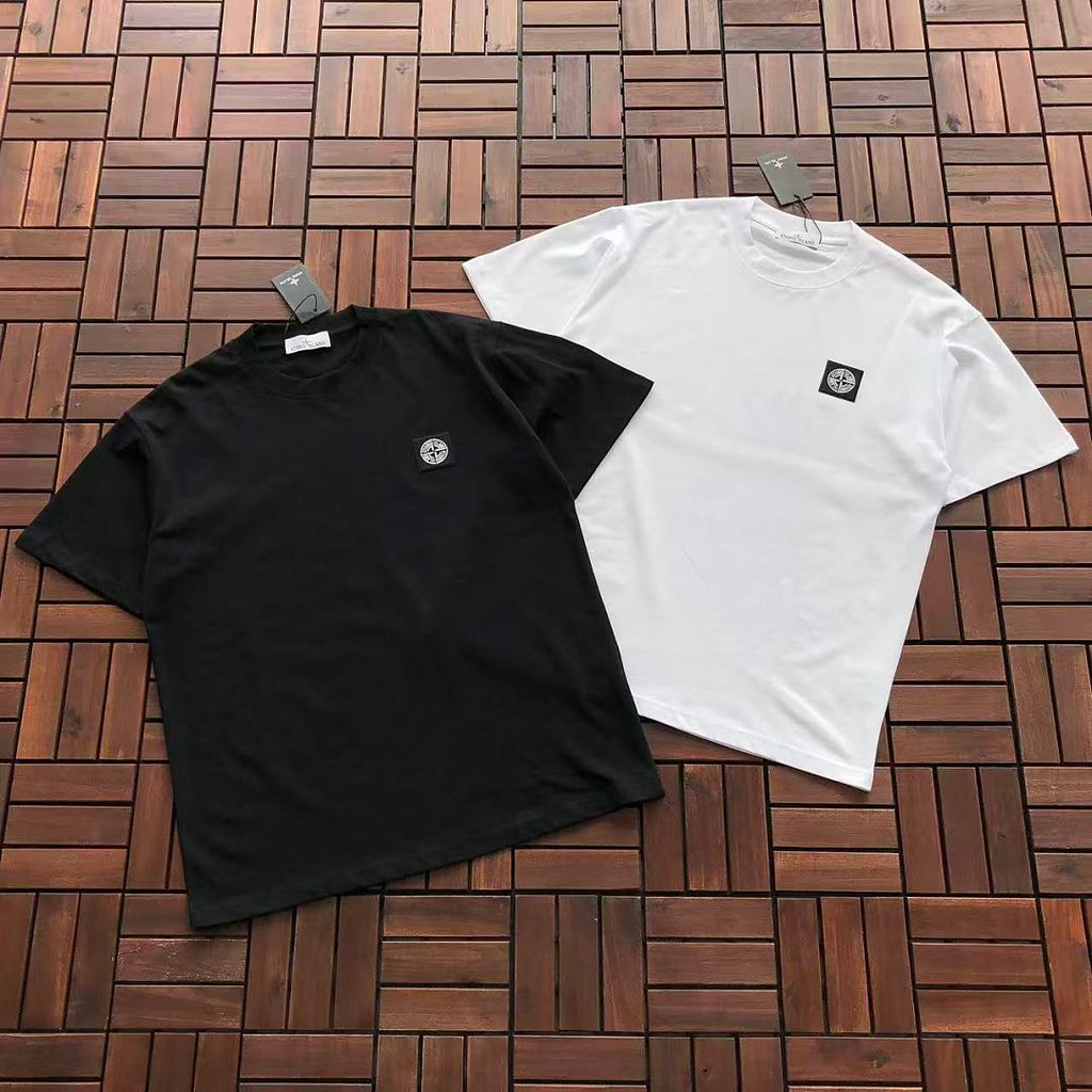 White Stone Island Graphic T-Shirt