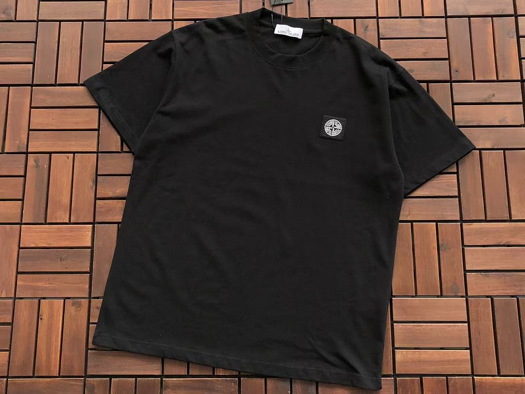 White Stone Island Graphic T-Shirt