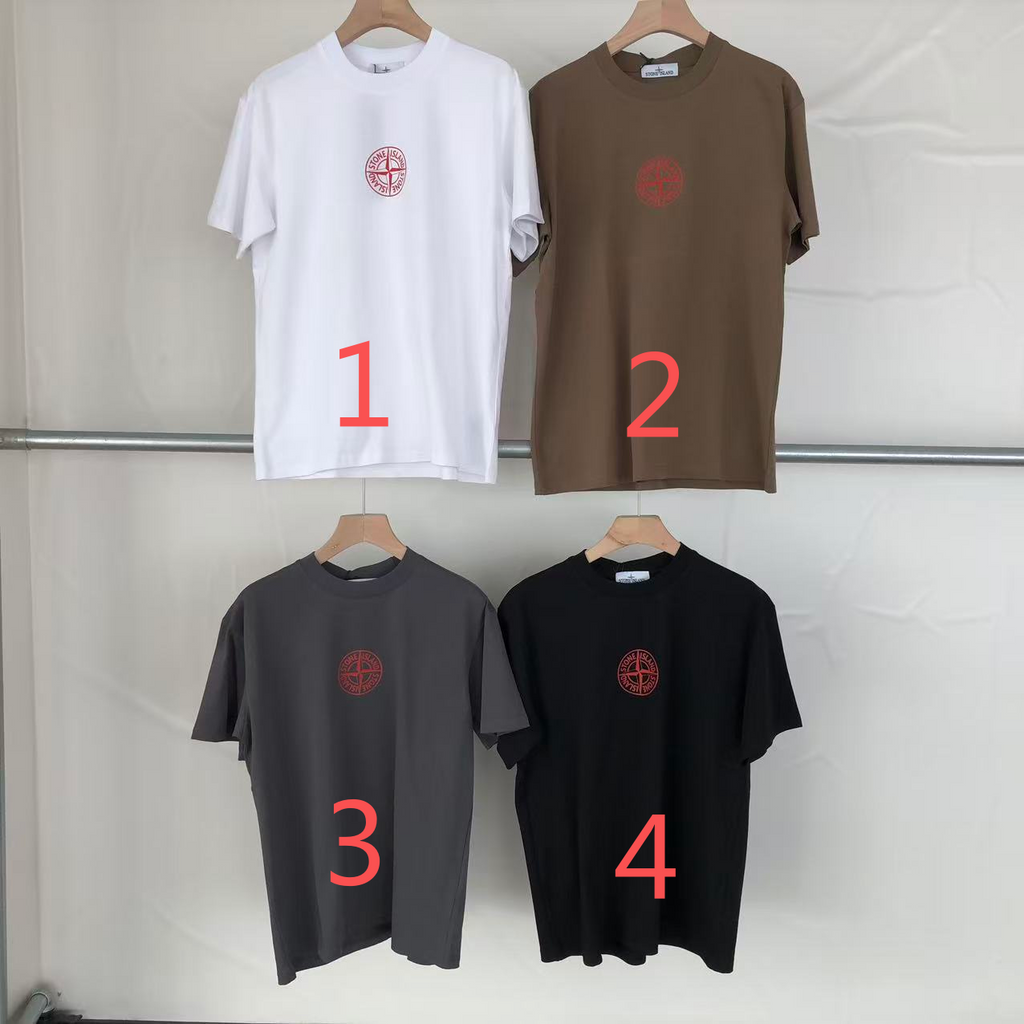 White Stone Island Graphic T-Shirt