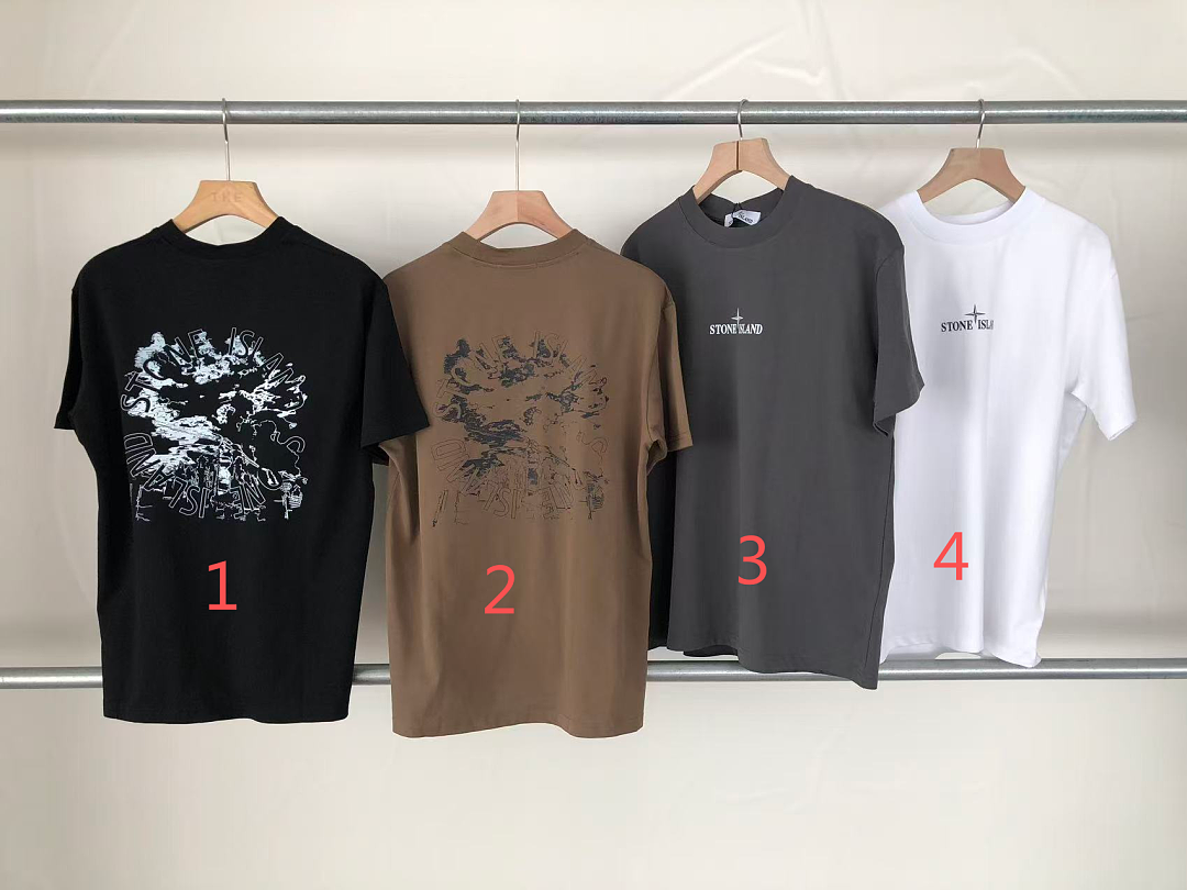 Stone Island Splatter Graphic T-Shirt