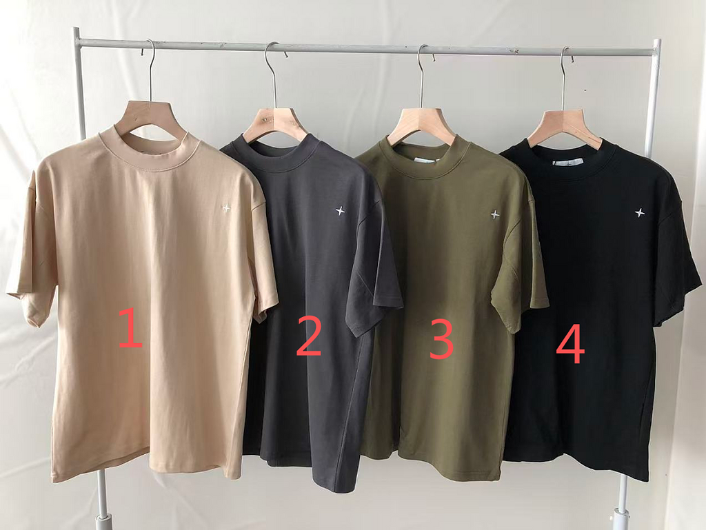 Black Stone Island Graphic T-Shirt