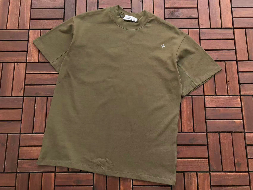Black Stone Island Graphic T-Shirt