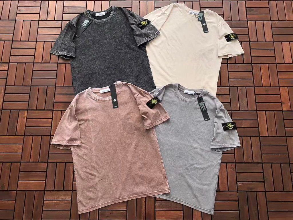 White Stone Island Graphic T-Shirt