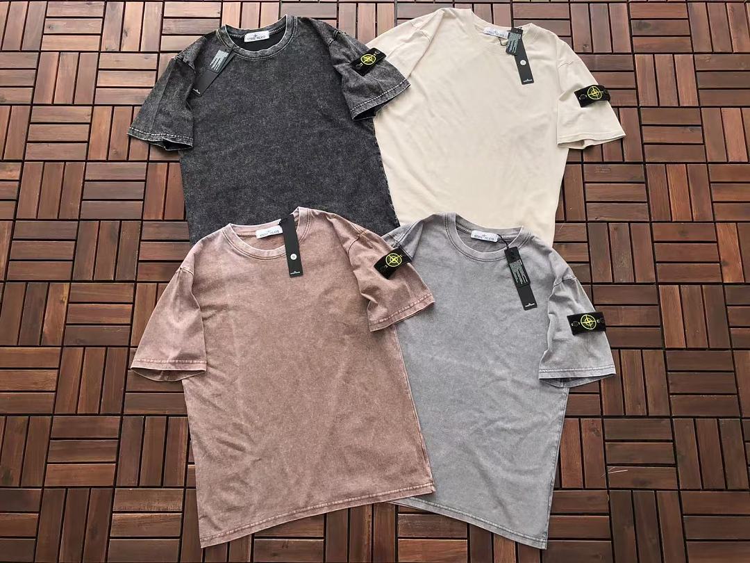 White Stone Island Graphic T-Shirt