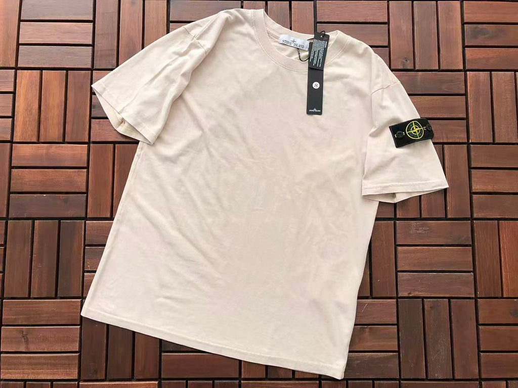 White Stone Island Graphic T-Shirt
